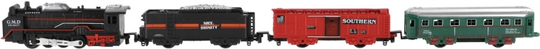 Komplettes Set: Lokomotive + 3 Waggons