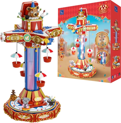 Pantasy Karussell Circus Paradrop – Bauset mit 1680 Teilen und LED