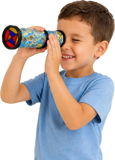 Dekoratives blaues Design mit Karten- und Astronomie-Motiven