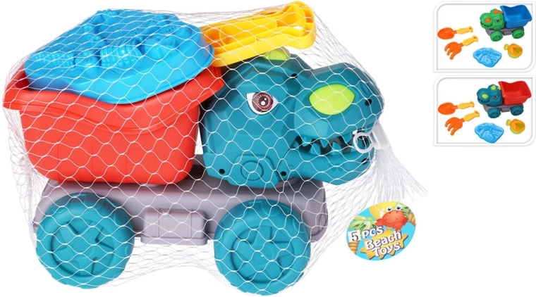 Kindergarten-Set mit Kipplastwagen, 5-teilig