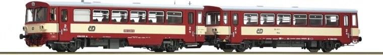 Roco Dieseltriebwagen 810 ČD mit Beiwagen Btax, H0