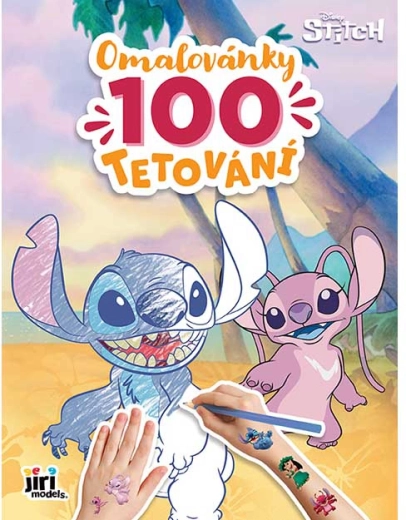Malbuch und 100 Tattoos Lilo & Stitch