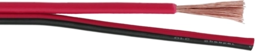 Lautsprecherkabel aus sauerstofffreiem Kupfer 2 × 1,0 mm² – 100 m