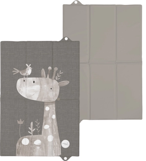 Ceba Baby Reise-Wickelunterlage Basic Friendly Giraffe 60 × 40 cm