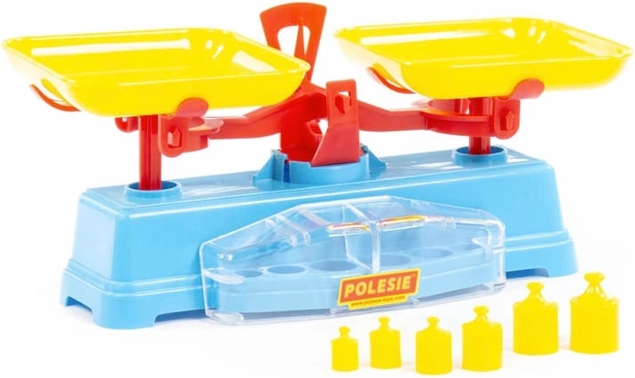 Kinderwaage mit Gewichten POLESIE, Kunststoff, 28 cm