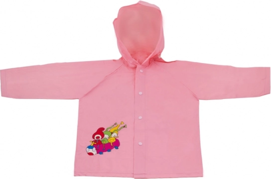 Kinder-Regenmantel Magische Schule, rosa, 3-4 Jahre