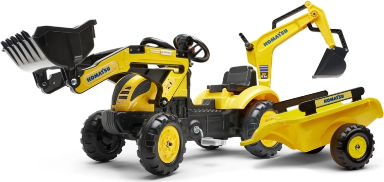 Doppelte Portion Spaß: Frontschaufel und Heckbagger