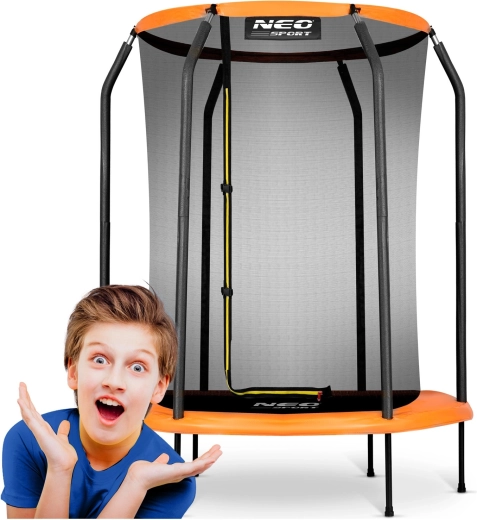 Gartentrampolin für Kinder 152 cm mit Sicherheitsnetz NEO-SPORT