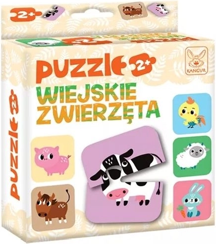 Puzzle Bauernhoftiere 2+