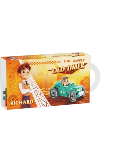 Mini Waffle Oldtimer türkis