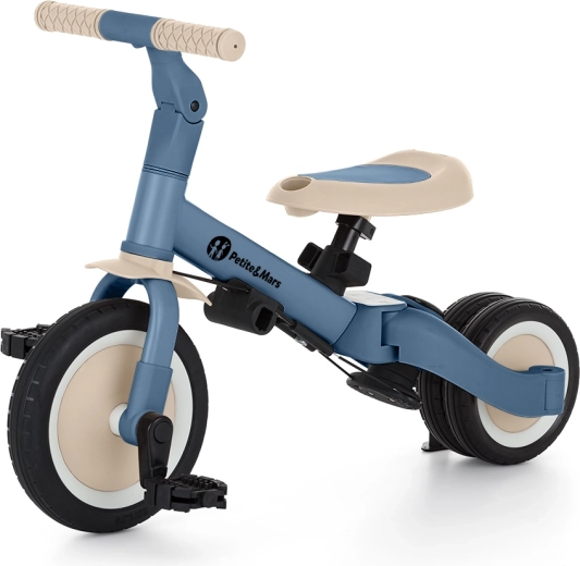 5-in-1: vom Dreirad bis zum Fahrrad mit Pedalen