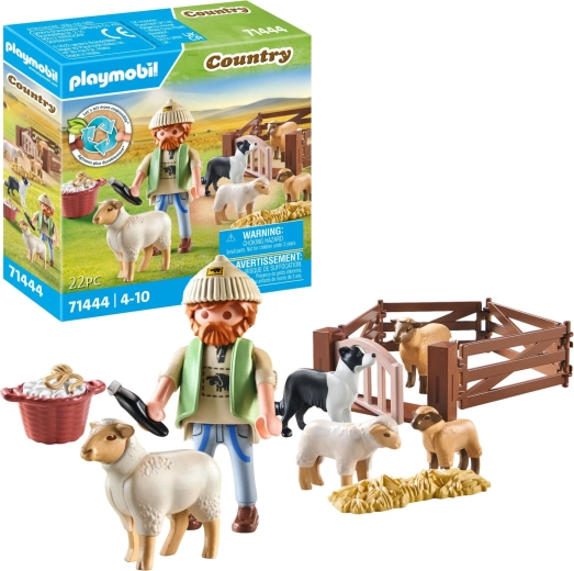 Playmobil Country junger Schäfer mit Schafen