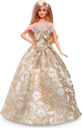 Festliche gold-weiße Robe