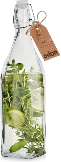 Glasflasche mit Bügelverschluss 1 l