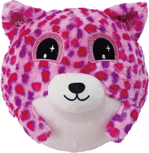 Aufblasbarer Plüsch-Teddybär lila 15 cm