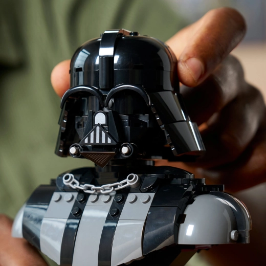 Minifigur als Teil der Ausstellung