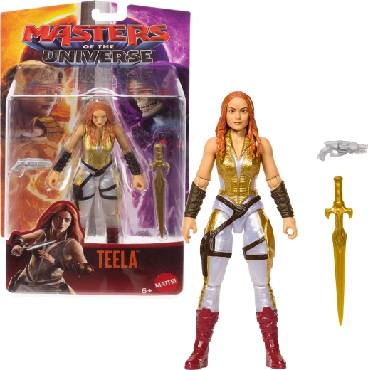 Mattel Masters of the Universe Actionfigur Teela 13 cm mit Schwert und Waffe