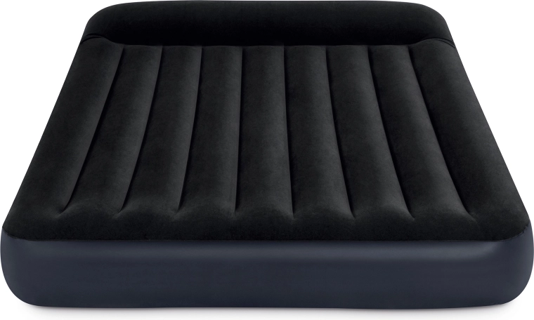 Aufblasbare Matratze mit integrierter Pumpe und Kissen INTEX, 203 × 152 × 25 cm