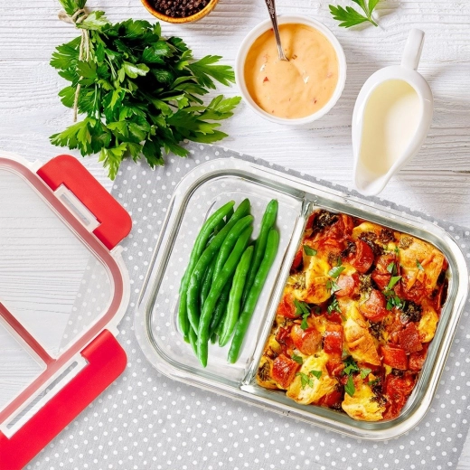 Zwei Kammern für perfekte Trennung der Speisen