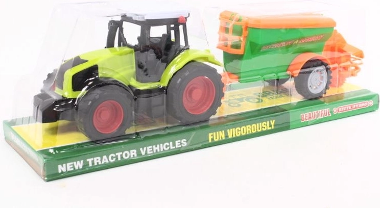 Traktor mit landwirtschaftlicher Maschine