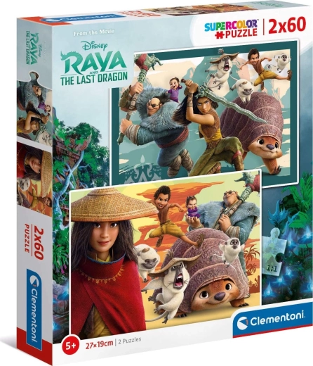 Puzzle Raya und der Drache 2x60 Teile