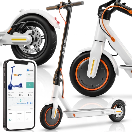 Elektrischer E-Scooter UrbanEvo 350 W 7,8 Ah Weiß