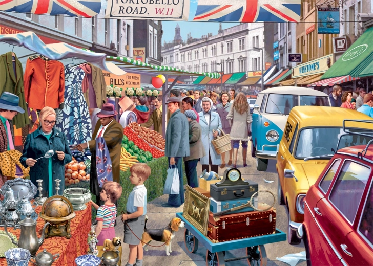 Falcon Puzzle Portobello-Markt 1000 Teile