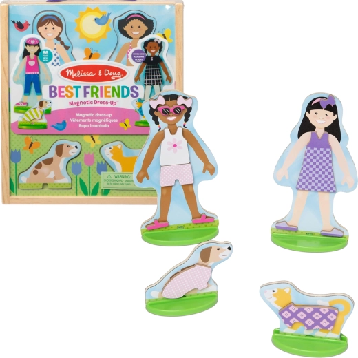 Magnetische Anziehpuppen Melissa & Doug Best Friends