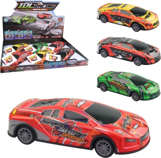 Metall-Sportflitzer 17,5 cm – Set mit 6 Stück im Display-Box