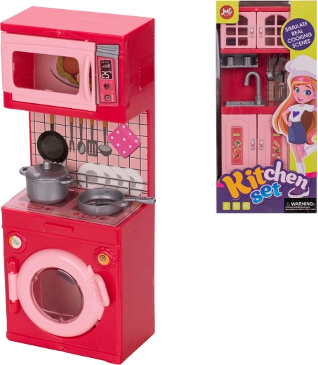 Puppenküche 20 cm – Set mit Spüle oder Waschmaschine