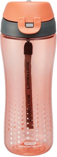 Sport-Trinkflasche Tritan 550 ml – lachsfarben