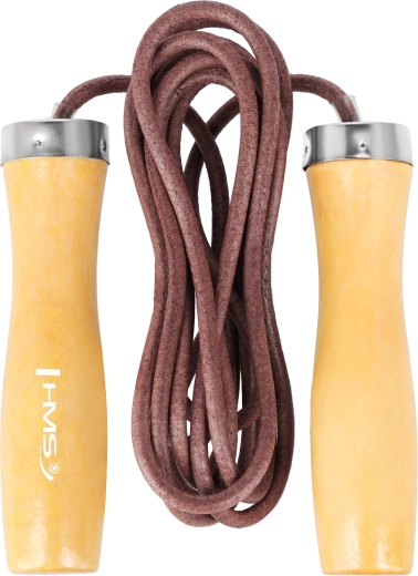 Leder Springseil mit Holzgriffen HMS