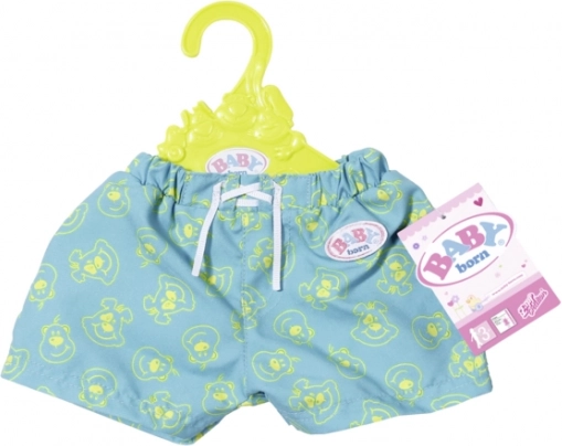 Baby born sommerliche Badeshorts blau