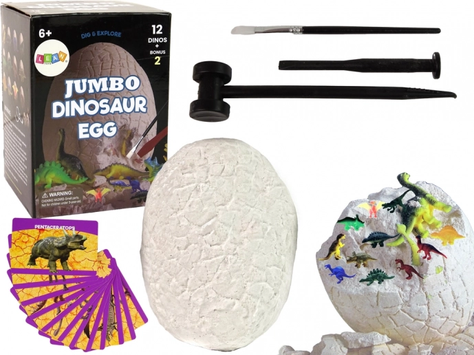 Riesiges Dinosaurier-Ei - Set für Paläontologen