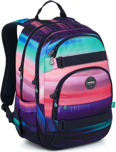 Topgal Schüler-/Studentenrucksack VIKI mit farbigem Farbverlauf