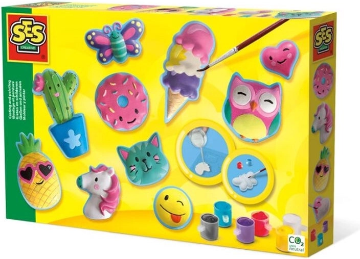 SES Kreativset – Gipsabgüsse fröhliche Figuren