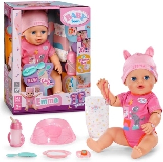 Interaktive Puppe BABY born Emma mit Zauberhand 43 cm