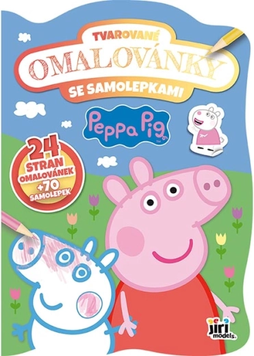 Stanz-Malbuch Peppa Wutz mit Stickern