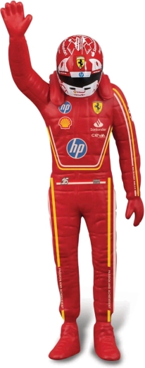 Fahrerfigur Charles Leclerc in Siegerpose