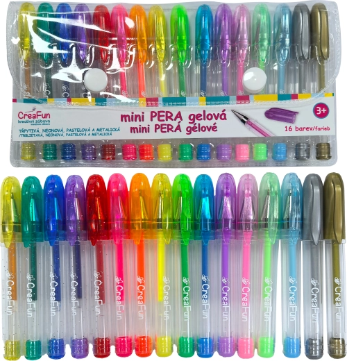 Gel-Mini-Stifte 16 Farben CreaFun