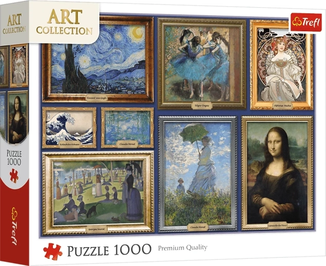 Trefl Puzzle Art Collection: Sammlung meisterhafter Kunstwerke, 1000 Teile