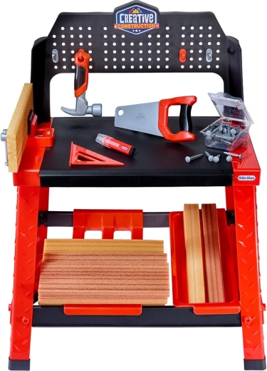 Komplette Werkstatt für kleine Baumeister