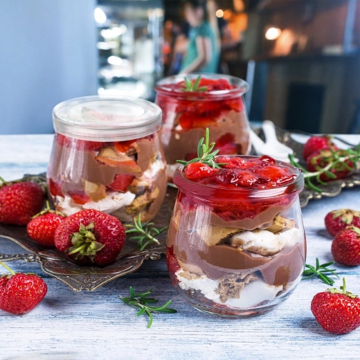 Ideal für Desserts und Portionen „to go“