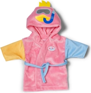BABY born Bademantel für Puppen 43 cm mit Kapuze und Entchen