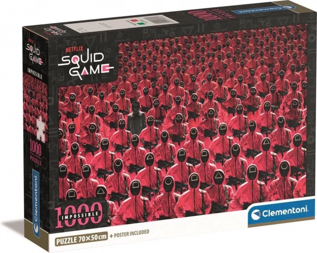 Clementoni Puzzle Impossible Squid Game 1000 Teile