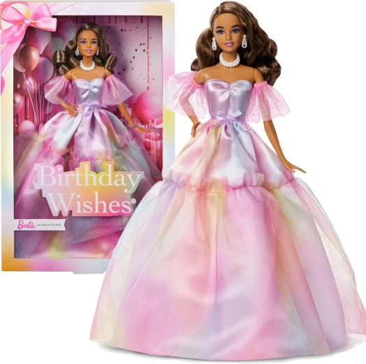 Barbie Signature Sammler-Puppe Geburtstagswünsche mit Ständer