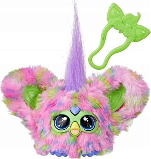 Mini-Furby für die Handfläche mit Clip für unterwegs