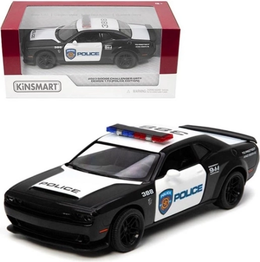 Kinsmart Dodge Challenger Demon Polizei 2023 1:40