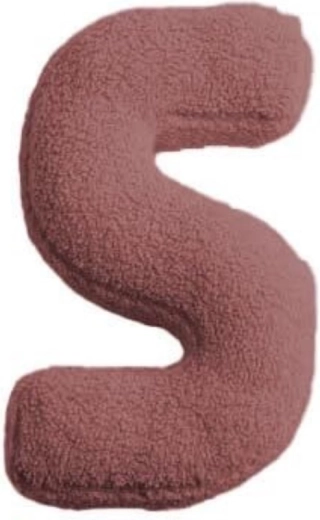 MEALINI Plüschbuchstabe S Rosa