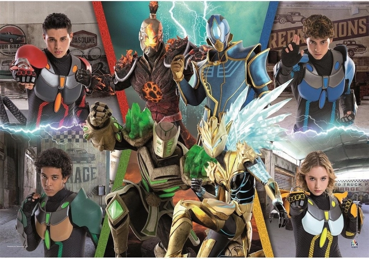 Puzzle Gormiti: Team MAXI 104 Teile